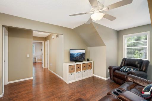Cozy loft for your overnight guests, teenagers or adult children living at home to hang out.