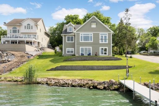 Gradual, tiered elevation down to 101' of privately owned lakeshore, NO city commons and no annual permit is needed to put your dock in here!