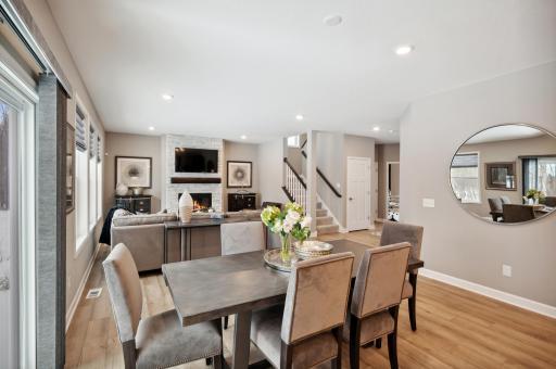 Photo for 6613 Coach House Lane, Corcoran, MN 55340 - Listing #6369342 Entertaining family and friends is a breeze with this amazing layout. Photo is of model home. Color and finish can vary.