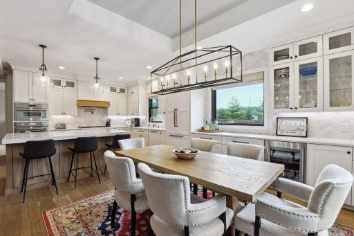 Kitchen/dining filled with great natural light.