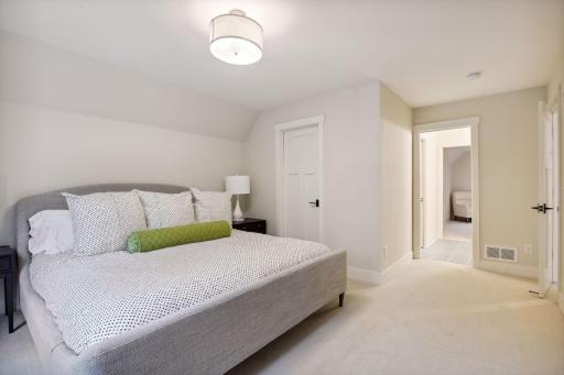 Upper level 2nd bed - with walk thru bathroom.