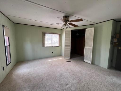 Bedroom 1 with walk in closet
