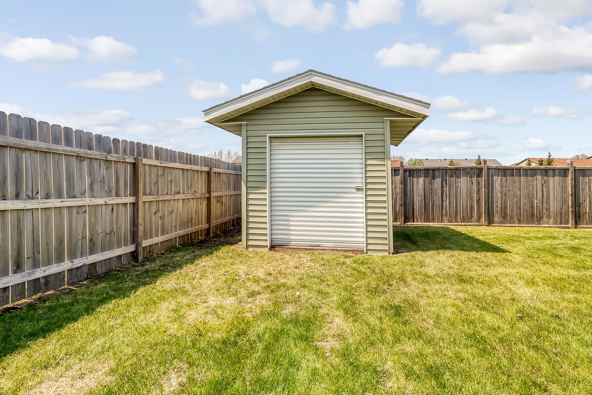 Exterior Back Shed