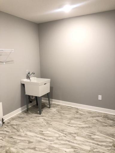 Laundry Tub in upper level Washburn laundry room. *Please note, photos are not of actual home, but of a model. Colors and features will vary in actual home.