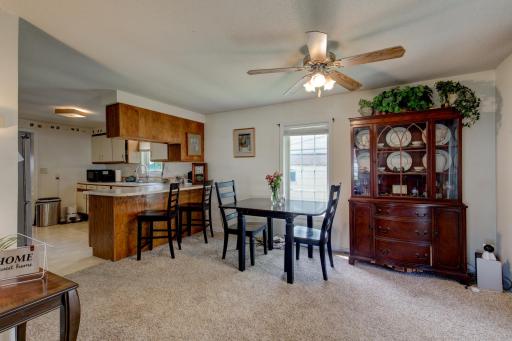 Dining options as you have space for a separate table but also a wraparound island to provide bar seating