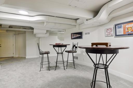 The lower level will be a magnet for casual gatherings.
