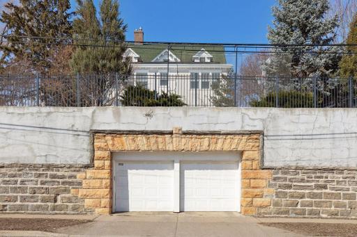 Your cars will be protected from the elements in the attached, underground two car garage.
