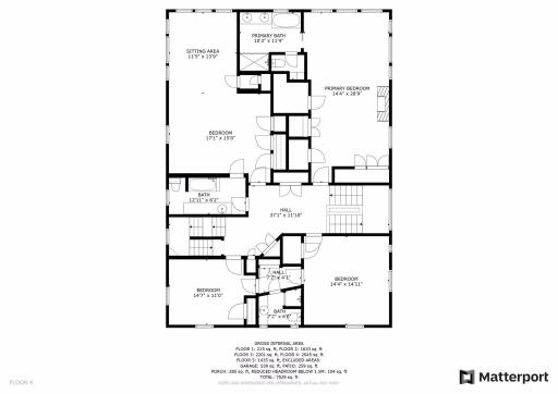 772 Linwood Avenue Floorplan Second Level