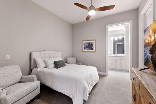 Second bedroom with full-size ensuite bath