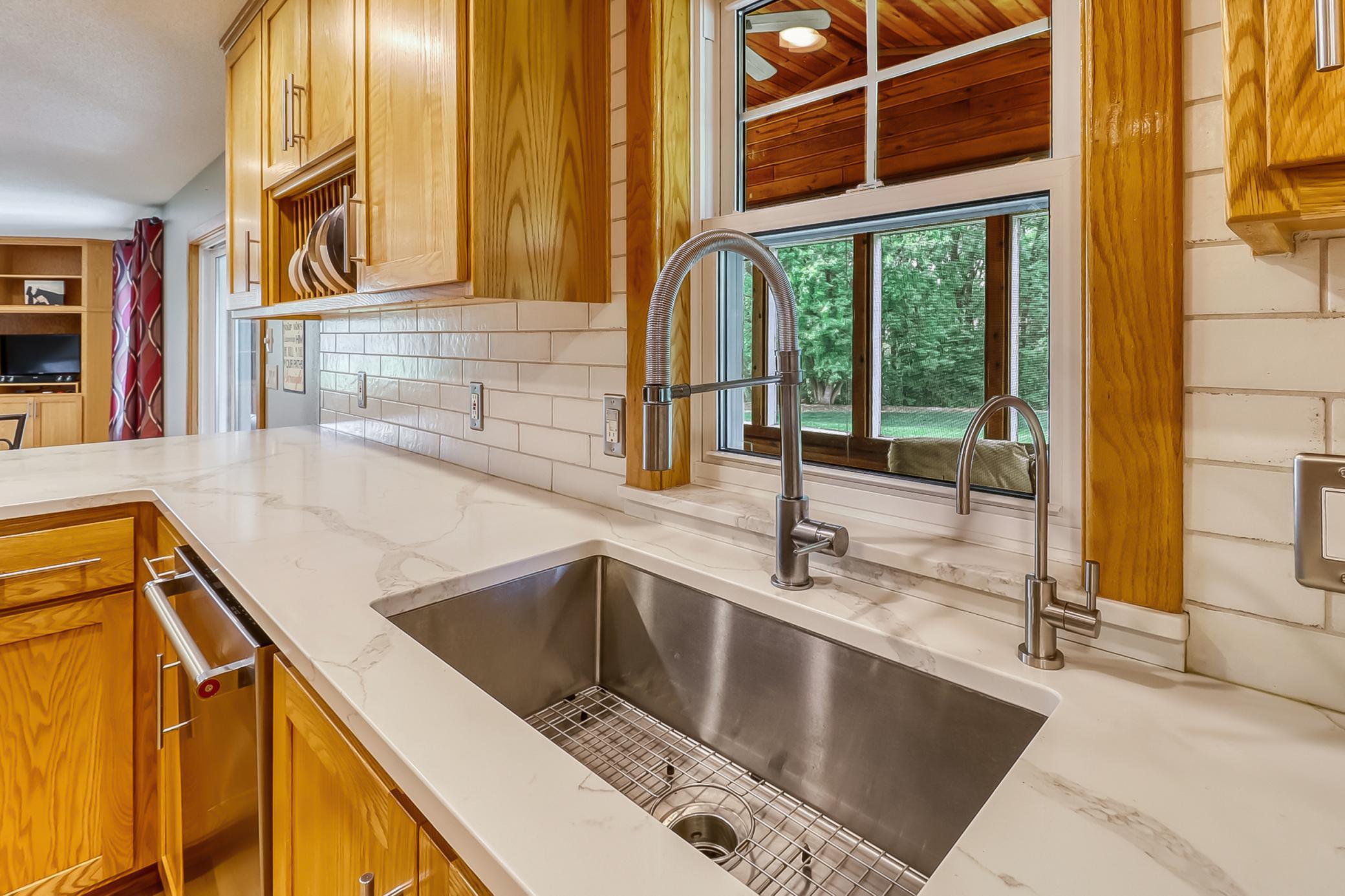 Enjoy the view out the kitchen window!