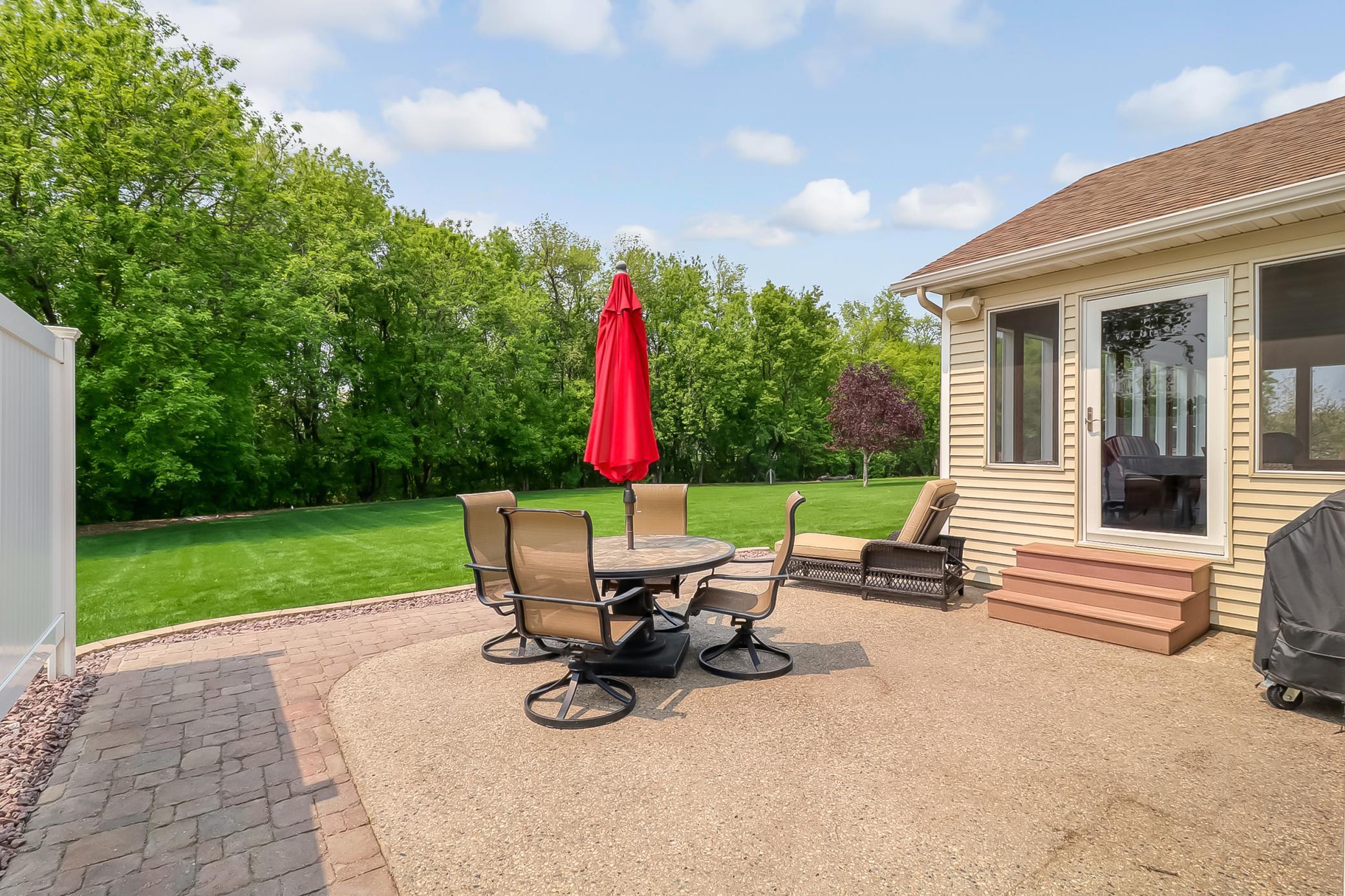 Enjoy music from the speakers playing while grilling out!