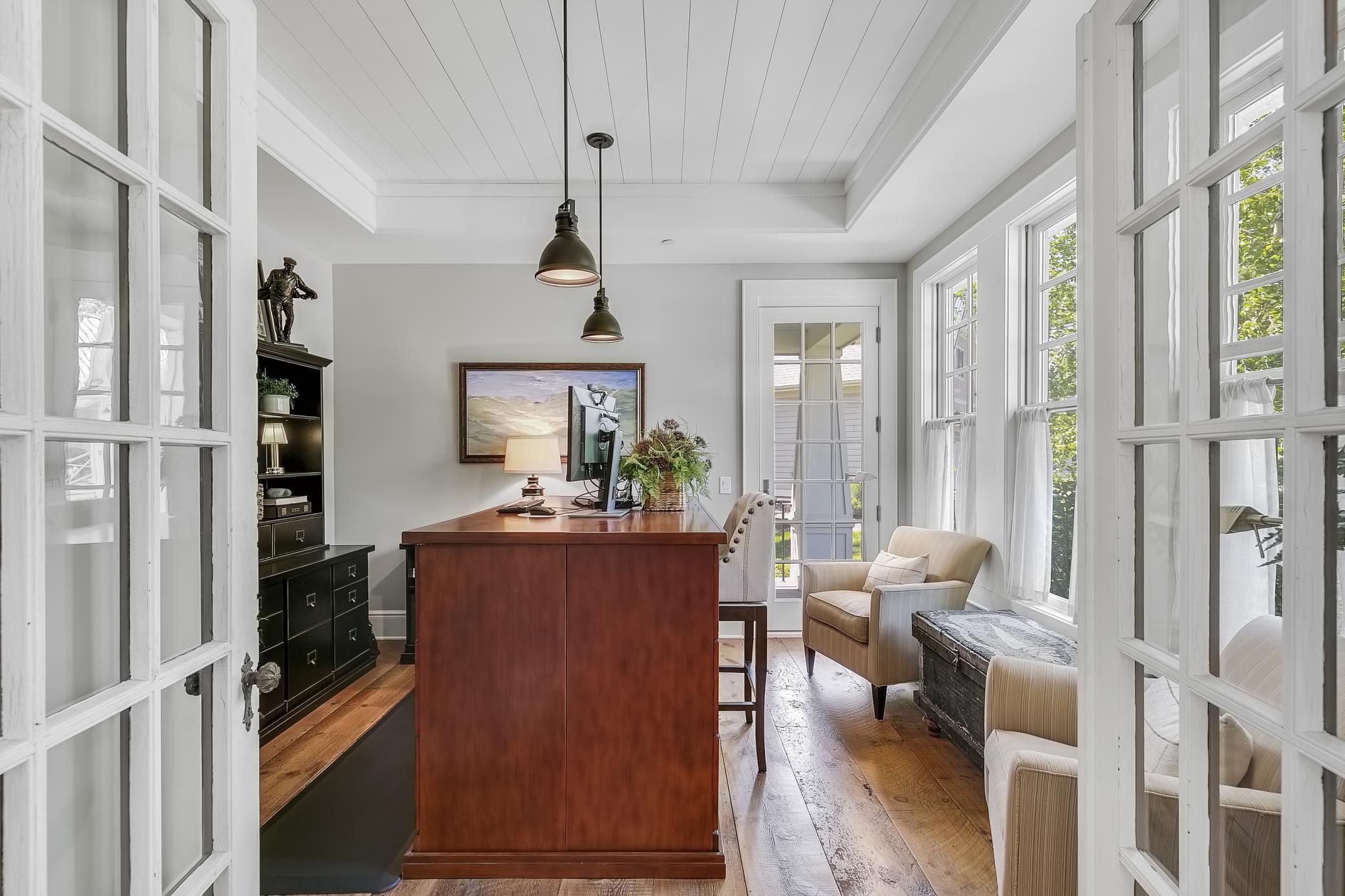 Main-Level Office with Porch Access