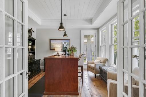 Main-Level Office with Porch Access
