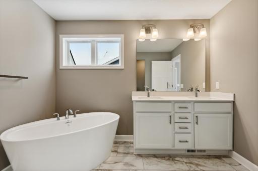 Owners Bathroom with soaking tub