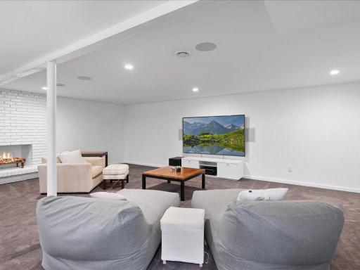 Fireplace has never been used. Fire in fireplace image is photoshopped.