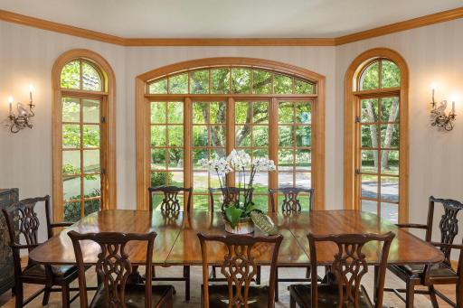Classic Formal Dining Room opens to main living spaces