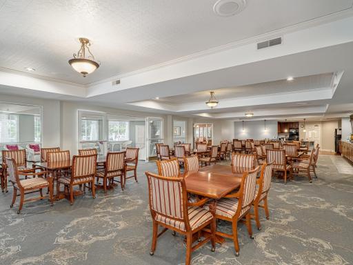 Community room can be reserved for your special events.