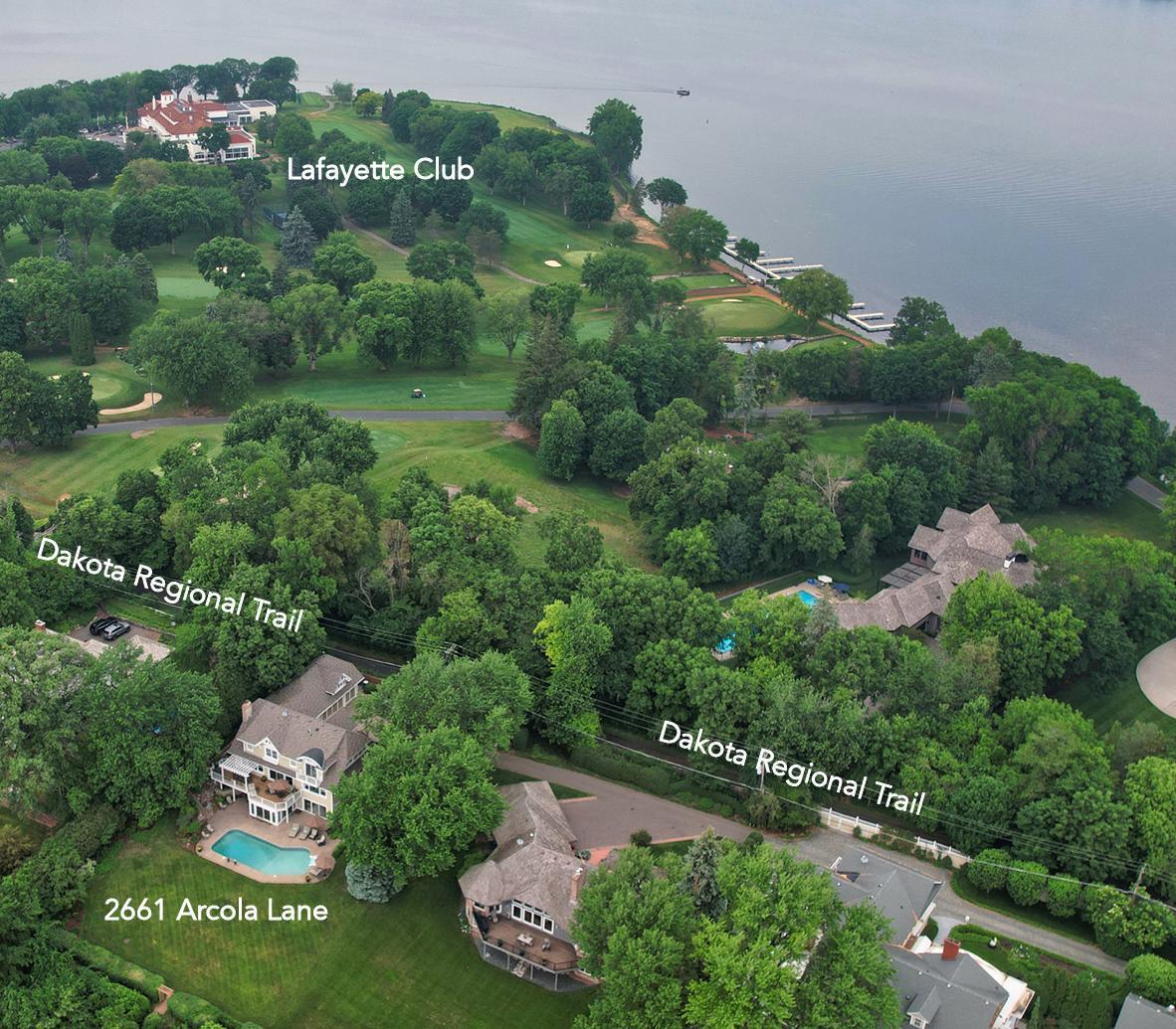 Convenient location with easy access to Dakota Trail & Lafayette Club