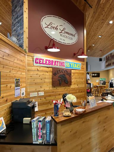 Inside Lock Lomond Community Center