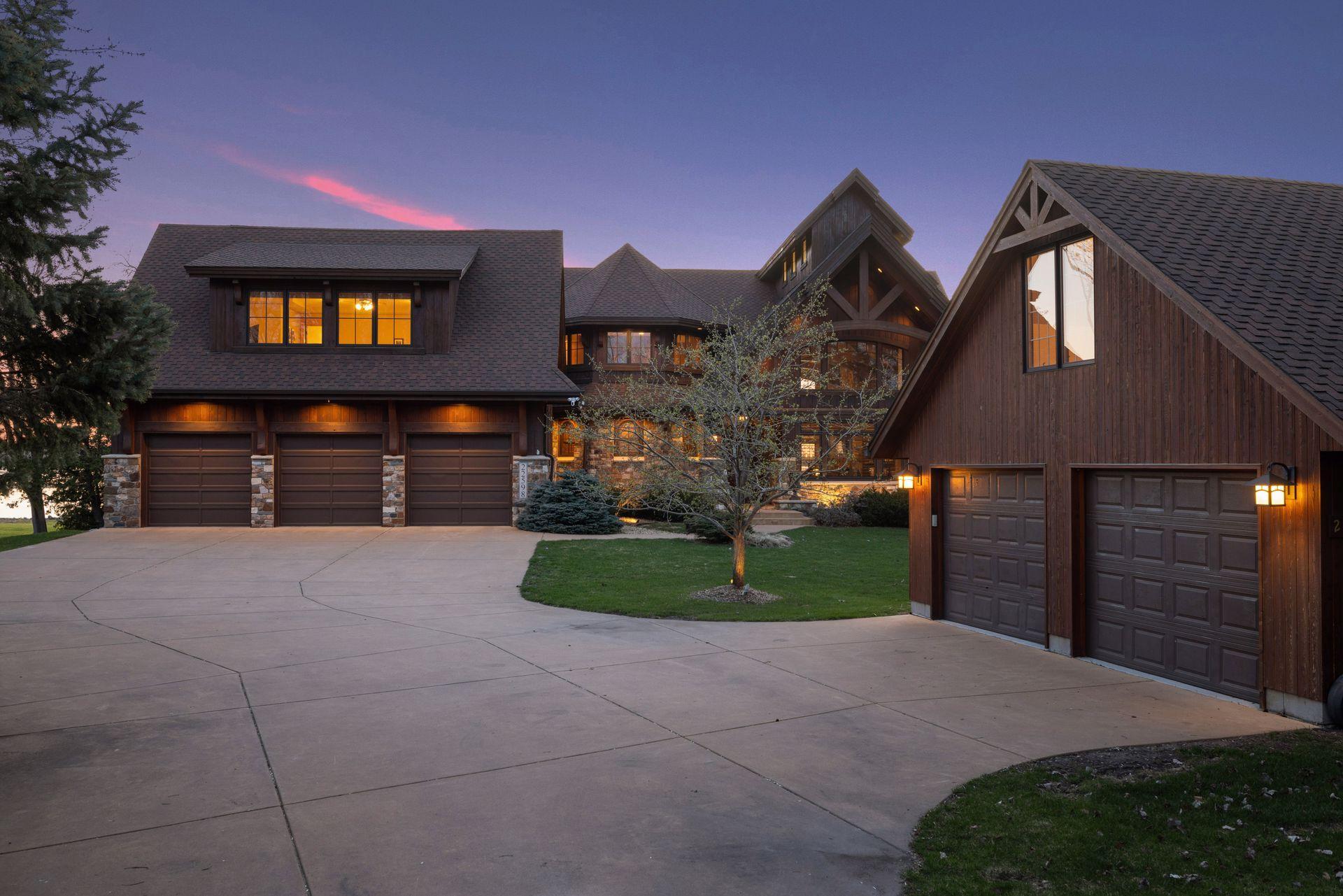 This spectacular luxury Lifestyle Lake Retreat is set on over 120 feet of West facing sandy beach.