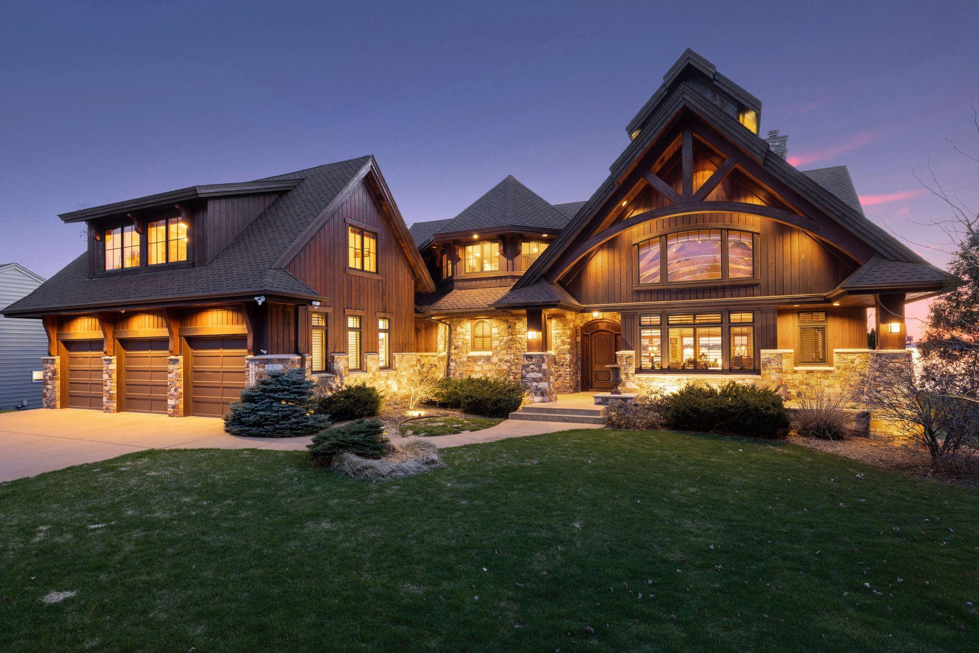 A Custom Designed Masterpiece - Extraordinary, one of a kind Architecture. Over $7 Million in the design and build of this awesome lake home.
