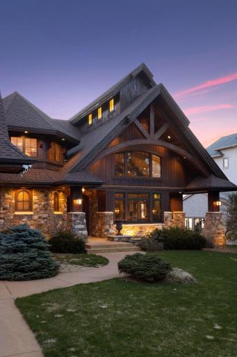 Massive windows and charming details exemplify what feels like a Colorado Retreat.