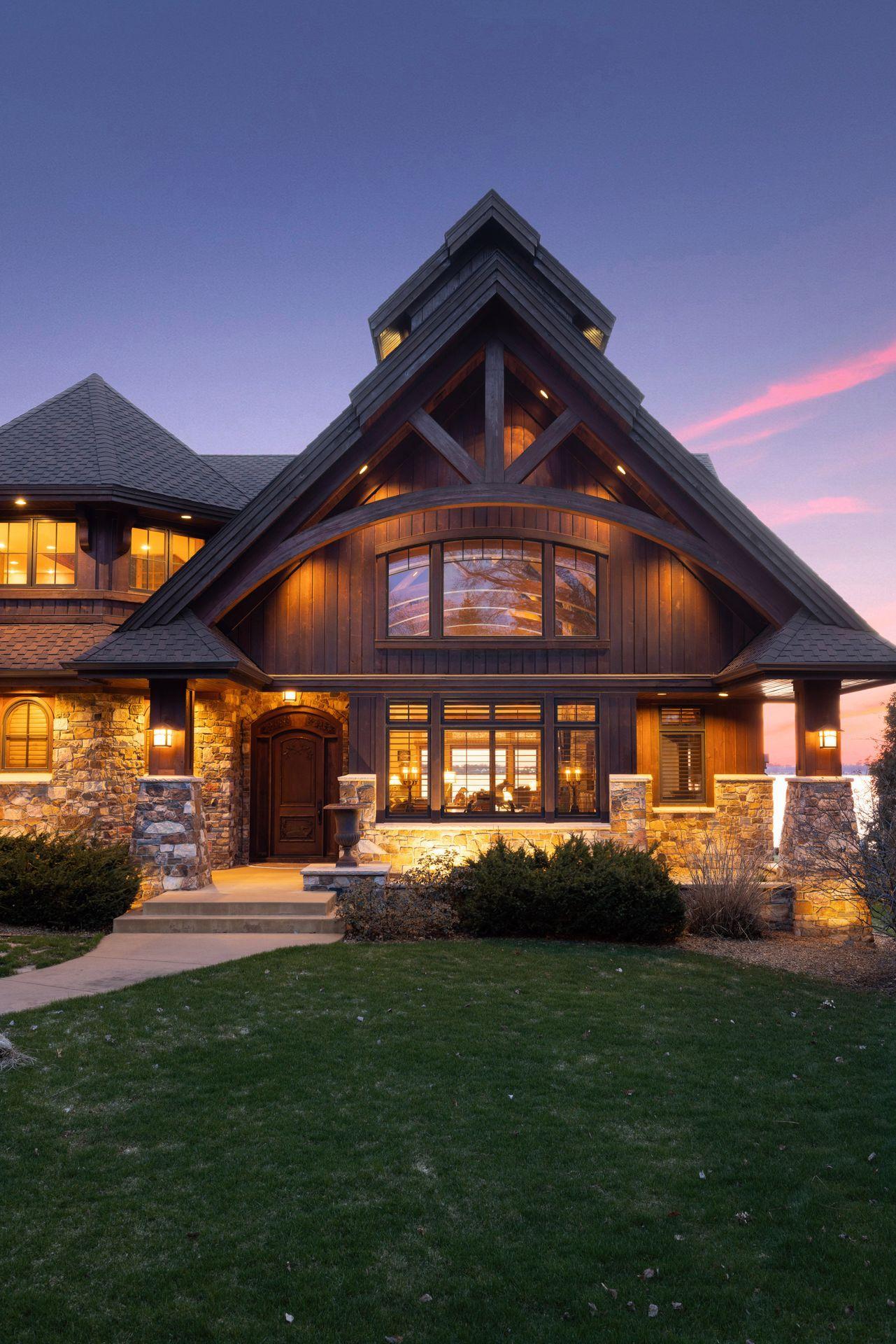 The pitch of the roofline creates a 35 foot vault that is stunning when you enter this home. The photoshoot will be available next week!