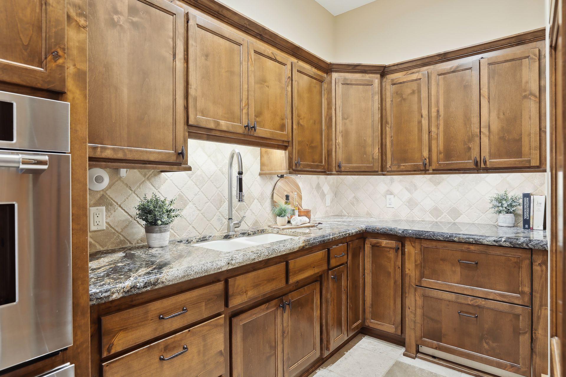 Prep kitchen with amble storage