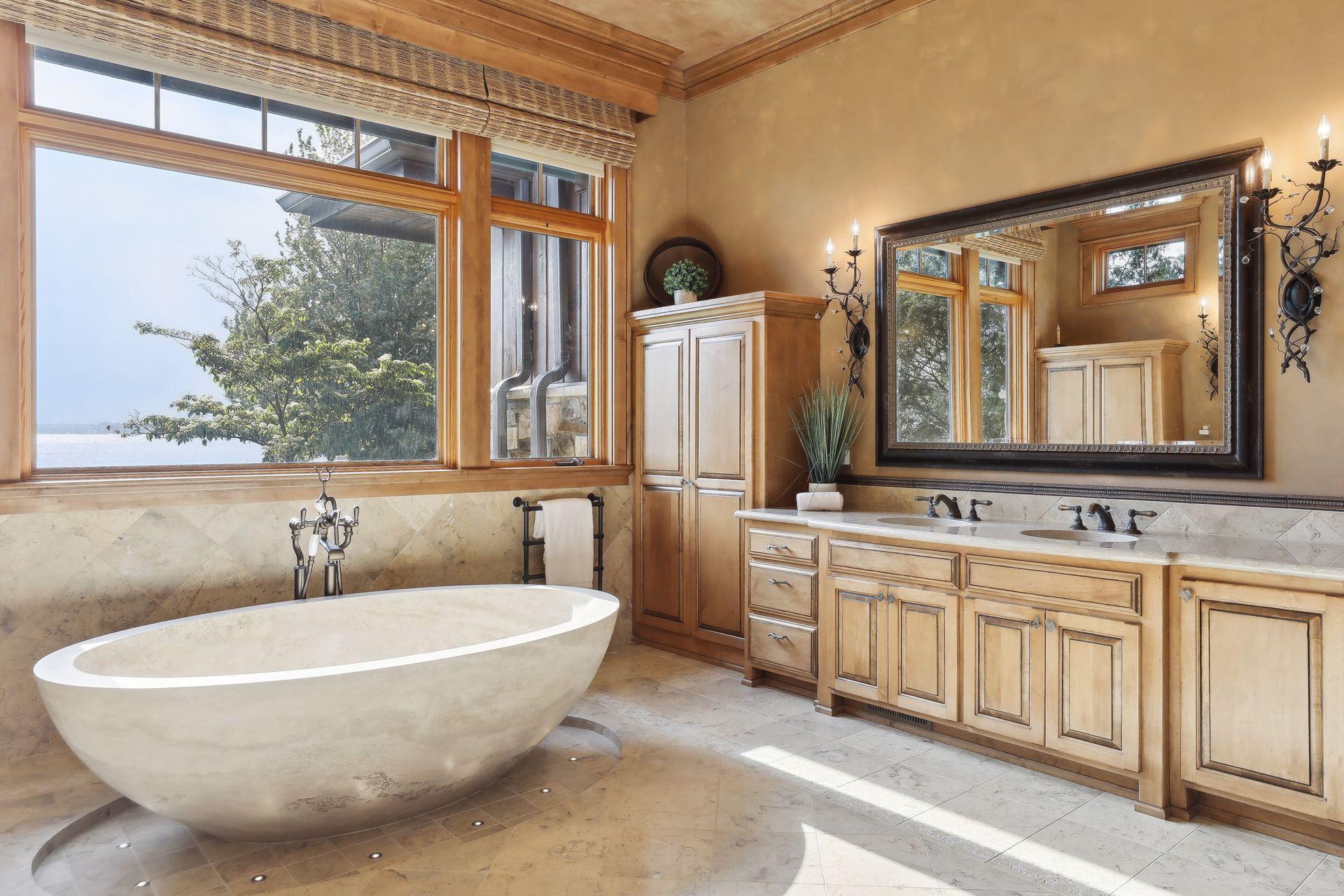 A perfect spa bath that truly emulates a spa.