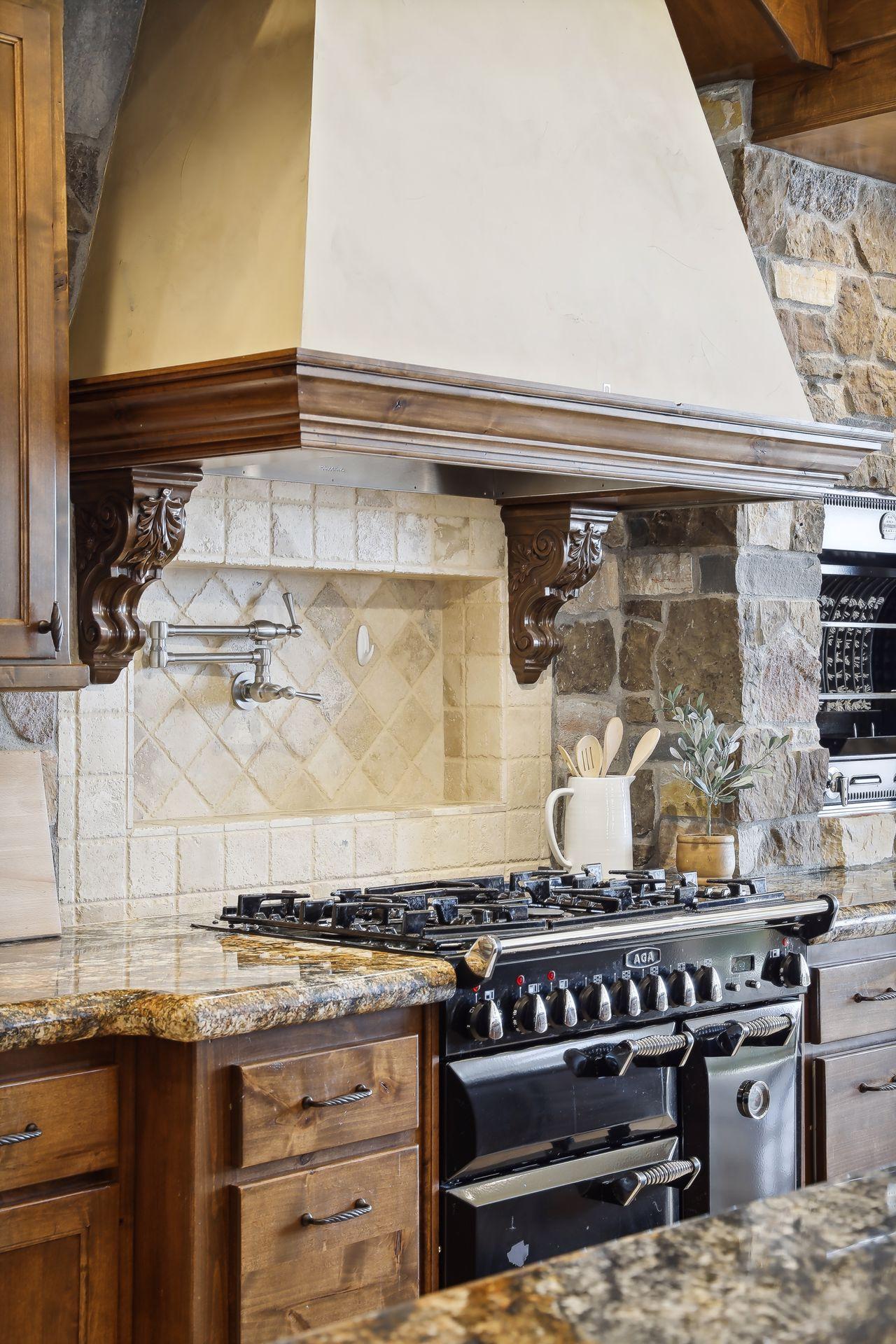 Gorgeous range with pasta water spout