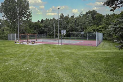 Tennis Court view - your very own courts to enjoy and exercise