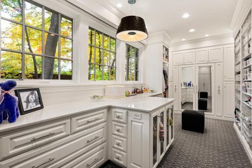 Expansive Primary Closet - 2016 Addition