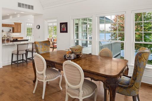 Informal Dining with Sunset Views