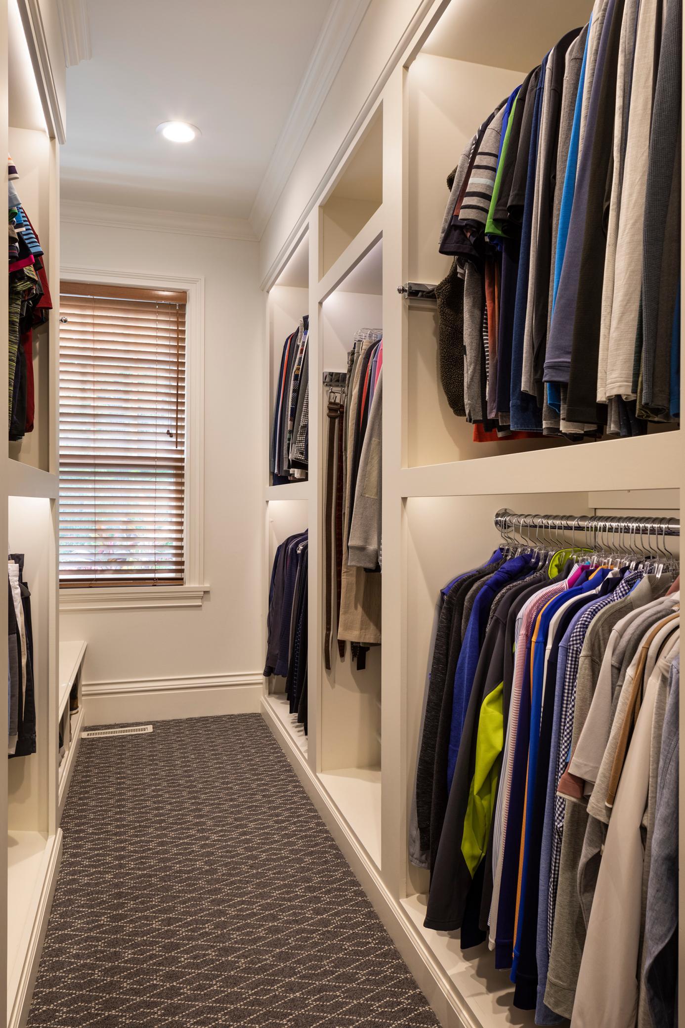 Expansive Primary Closet - 2016 Addition