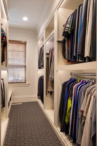 Expansive Primary Closet - 2016 Addition