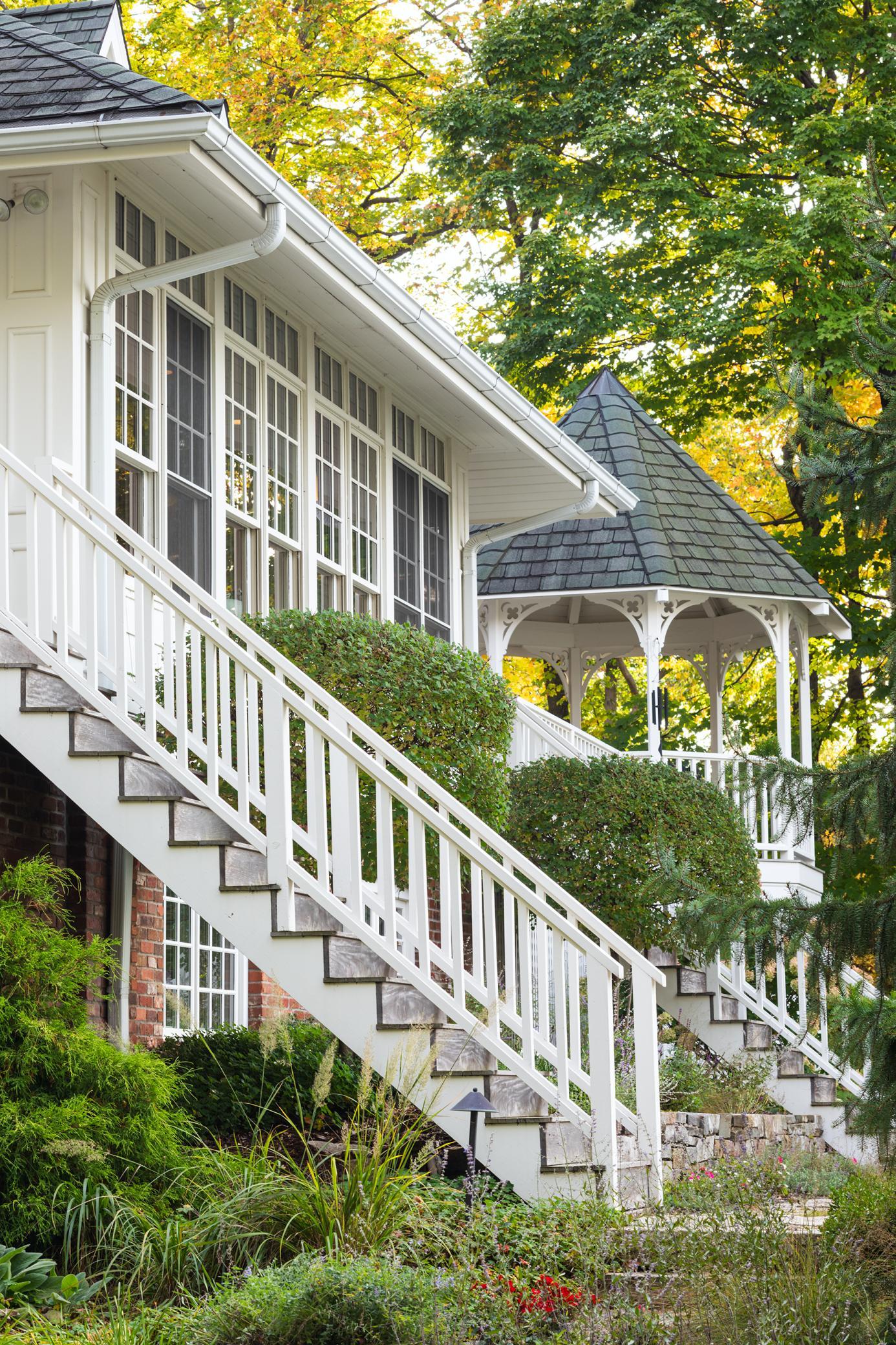 Stairs to Northwest Facing Lake View Decks