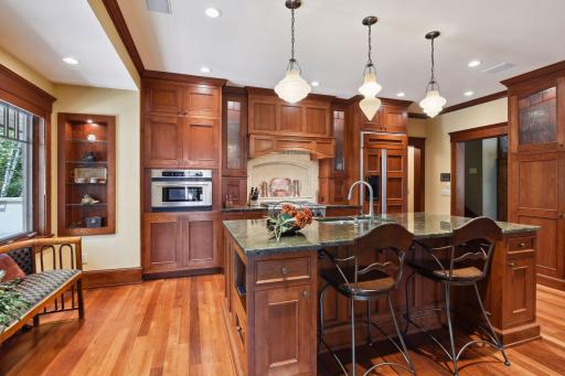Reflect your success in the chef-designed gourmet kitchen.