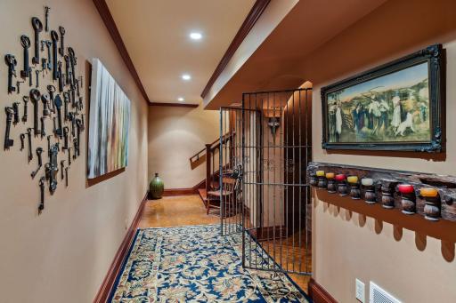 Recessed lighting creates an inviting atmosphere.