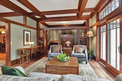 American Cherry trim and beams throughout.