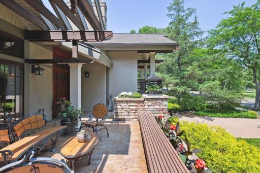 Enjoy your morning coffee overlooking the lake.