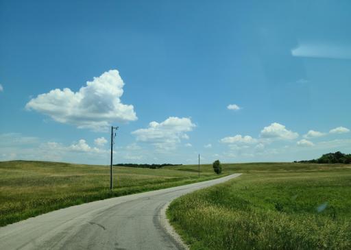 Another view leaving the development