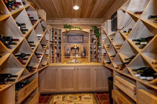 Lower Level - Temperature Controlled Wine Cellar