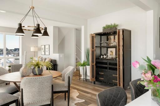 Urban inspired interiors with luxury features. Photo is of model home; options and features will vary.