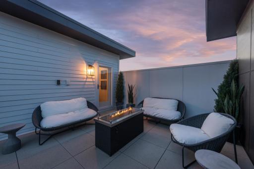 Best place to be is on the rooftop patio!!