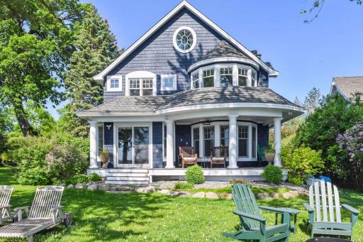 Connect with family and friends on the deck and lawn while enjoying the views across the water.
