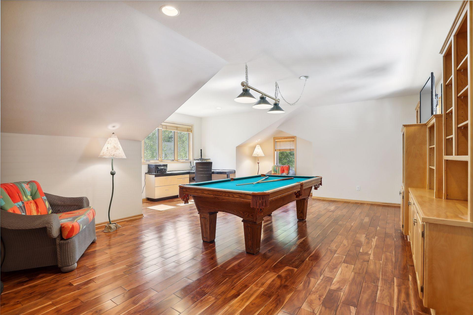 Perfect space for games or a media room.