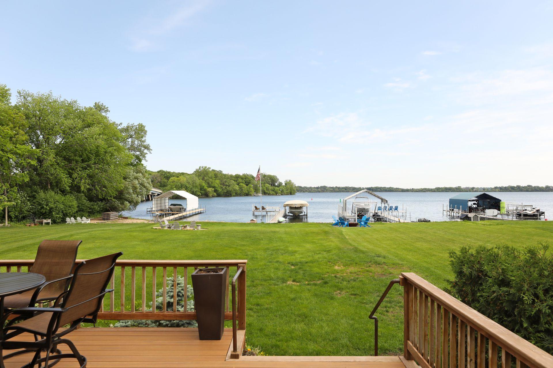 Panoramic views overlooking Lake Minnetonka’s Smith Bay.