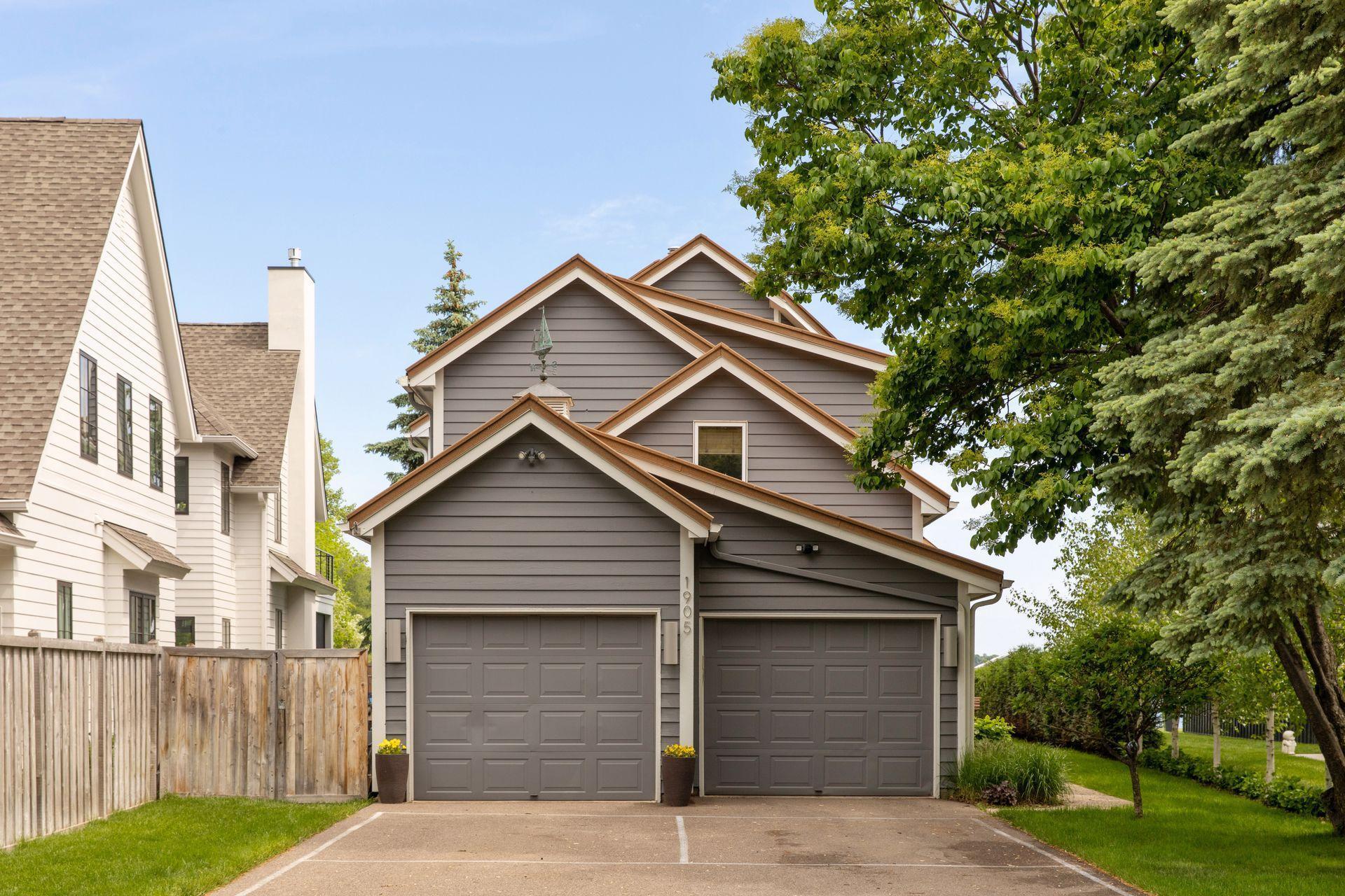 Oversized three car garage