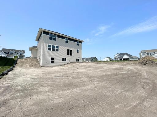 Huge back yard! Irrigation and included sod are coming soon!