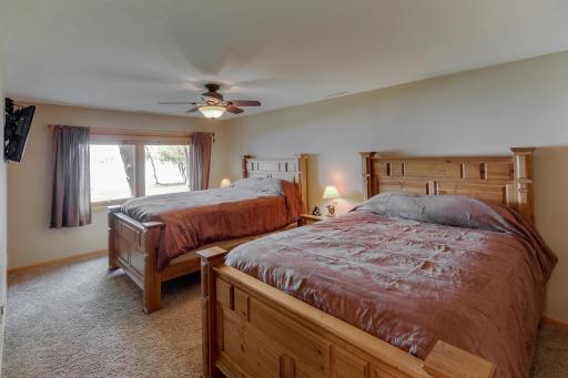 Lakeside 4th bedroom in the lower-level.